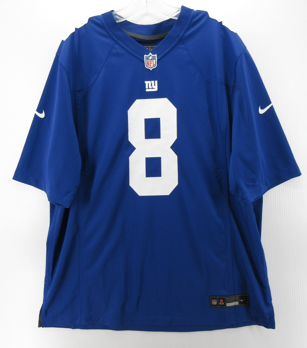 New York Giants Daniel Jones Jersey Men XL Blue Nike NFL Home