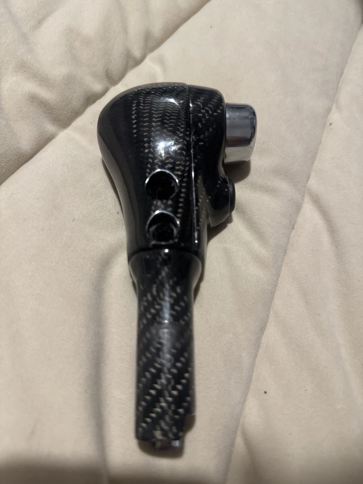 Botão de câmbio Honda CRV 2008-2011 câmbio de marchas de fibra de carbono - Imagem 4 de 4