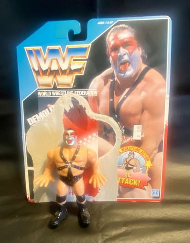 HASBRO 1990 WWF SERIES 1 DEMOLITION AX ACTION FIGU...