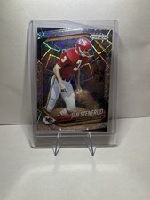 2025 Panini Prizm Jan Stenerud Lazer Prizm #204 Kansas City Chiefs