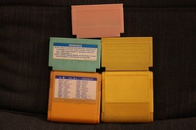 5 Famiclone cartridges - Dendy Famicom NES Nintendo game cart Unchained Melody