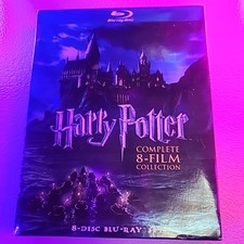 Harry Potter: Complete 8-Film Collection Blu-ray, 2011 8 Disc Box Set, VG,