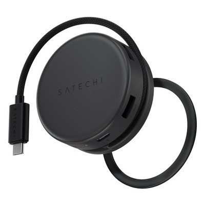 SATECHI OntheGo? 7-in-1 USB-C Hub, kompakter magnetischer Multiport Adapter, 100W PD,