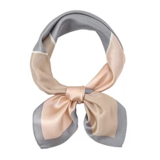 100% Mulberry Silk Scarf Head Scarf for Women Hair Wrapping at Night Square