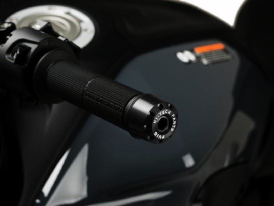 Puig Black Short Bar End Weights BMW F800 R 2009-2014