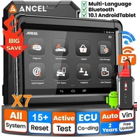 2026 ANCEL X7 Car Bidirectional Full System Diagnostic Scanner Tool ABS Bleeding