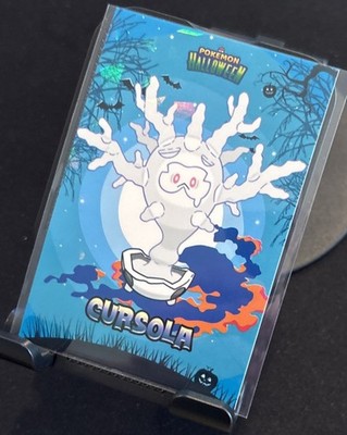 Rare Pokemon Halloween Full Art Cursola Card Database Low Pop Card  