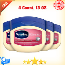 Vaseline Petroleum Jelly Baby Skincare Protective  Pure, 13 oz  Pack of 4 