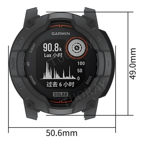 Silicone Case Protector For Garmin instinct 3 Solar 45mm/50mm Smart Watch Cover - Zdjęcie 25 z 41