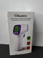 Aluratek Non Contact Digital Infrared FDA Class II Thermometer White ADIT01F