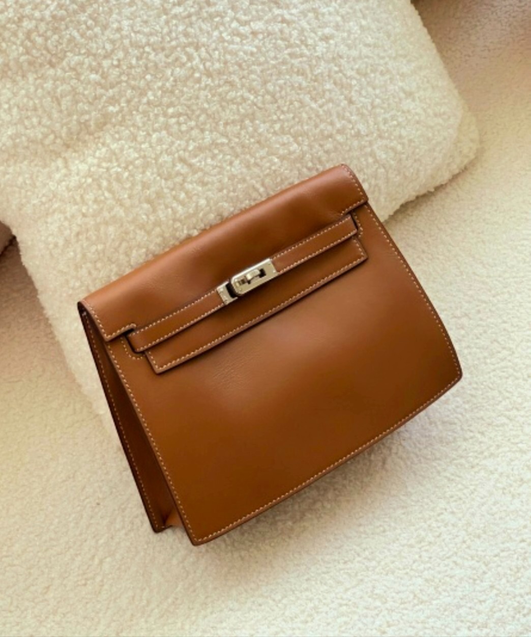 Leather Shoulder Bag Soft Leather Purse With Strap Lather Belt Bag