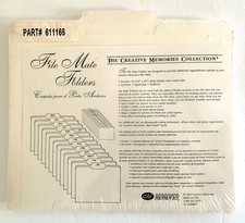 Creative Memories File Mate Folders 13 Count Acid Lignin Free Buffered