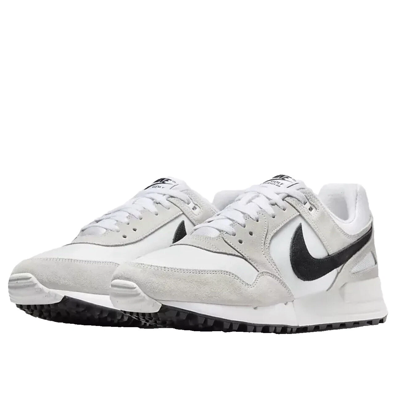 Suede Zapatos De Golf Blanco para hombres