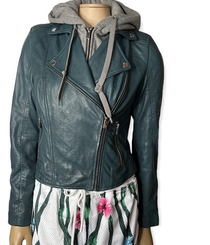 bod and christensen leather moto jacket