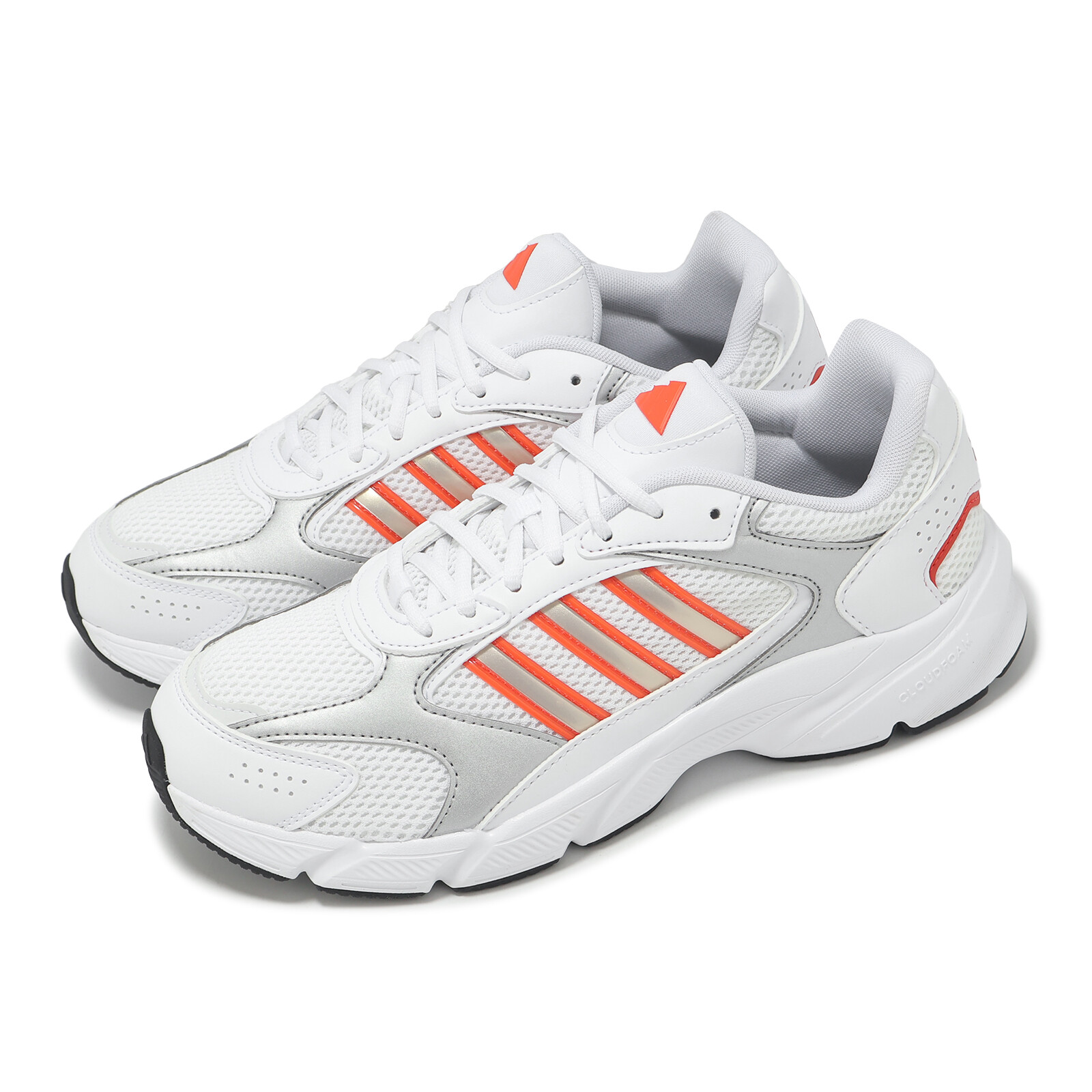 Кроссовки adidas Crazychaos 2000 Белый металлик Серебристый оранжевый Мужские кроссовки для бега IH0303
