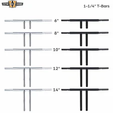 6/8/10/12/14" Rise 1-1/4"T-Bar Handlebars Fit For Harley Softail Chopper Custom