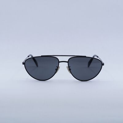 New CELINE CL40077U 02A Matte Black/Smoke 59-16-145 