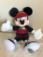 2007 Disney Theme Parks Mickey Mouse Bean Bag 11" Plush Doll COLLECTIBLE NWT