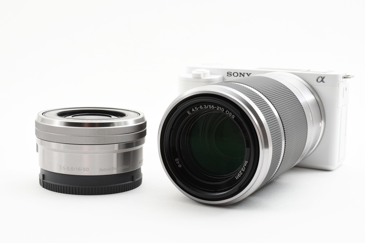 Sony VLOGCAM ZV-E10 ZV-E10Y GP-VPT2BT Camera Kit White Sony VLOGCAM ZV-E10 ZV-E10Y GP-VPT2BT Camera Kit White