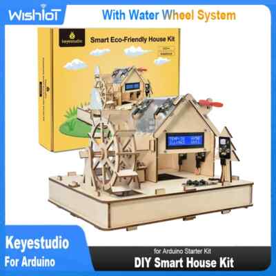 Smart House Water Wheel System C/C++ Block Programming For Arduino DIY Starter 