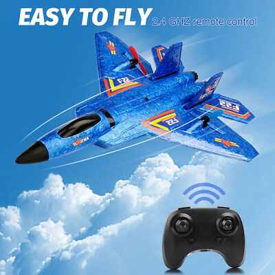 F22 2.4G LED Fighter Remote Control RC Plane 2CH 3-Axis Gyro Airplane Glider Toy