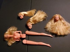 LOT of vintage doll parts, CLEAN, washed 6 pieces total