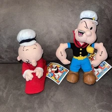 Popeye & Swee Pea Stuffins 1999 Classic CVS Exclusive 9" Plush RARE NEW VTG Lot