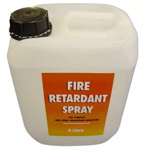 Spray ignífugo 750 ml 5 litros 25 litros tambor CON CERTIFICADO FUEGO FR TELA - Imagen 4 de 5
