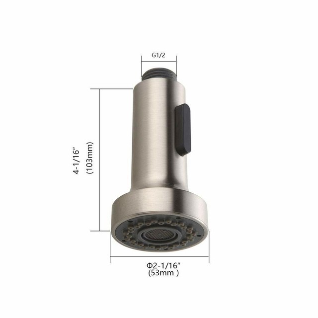 Delta Kitchen Sink Side Spray Head Faucet Sprayer Hose Replacement