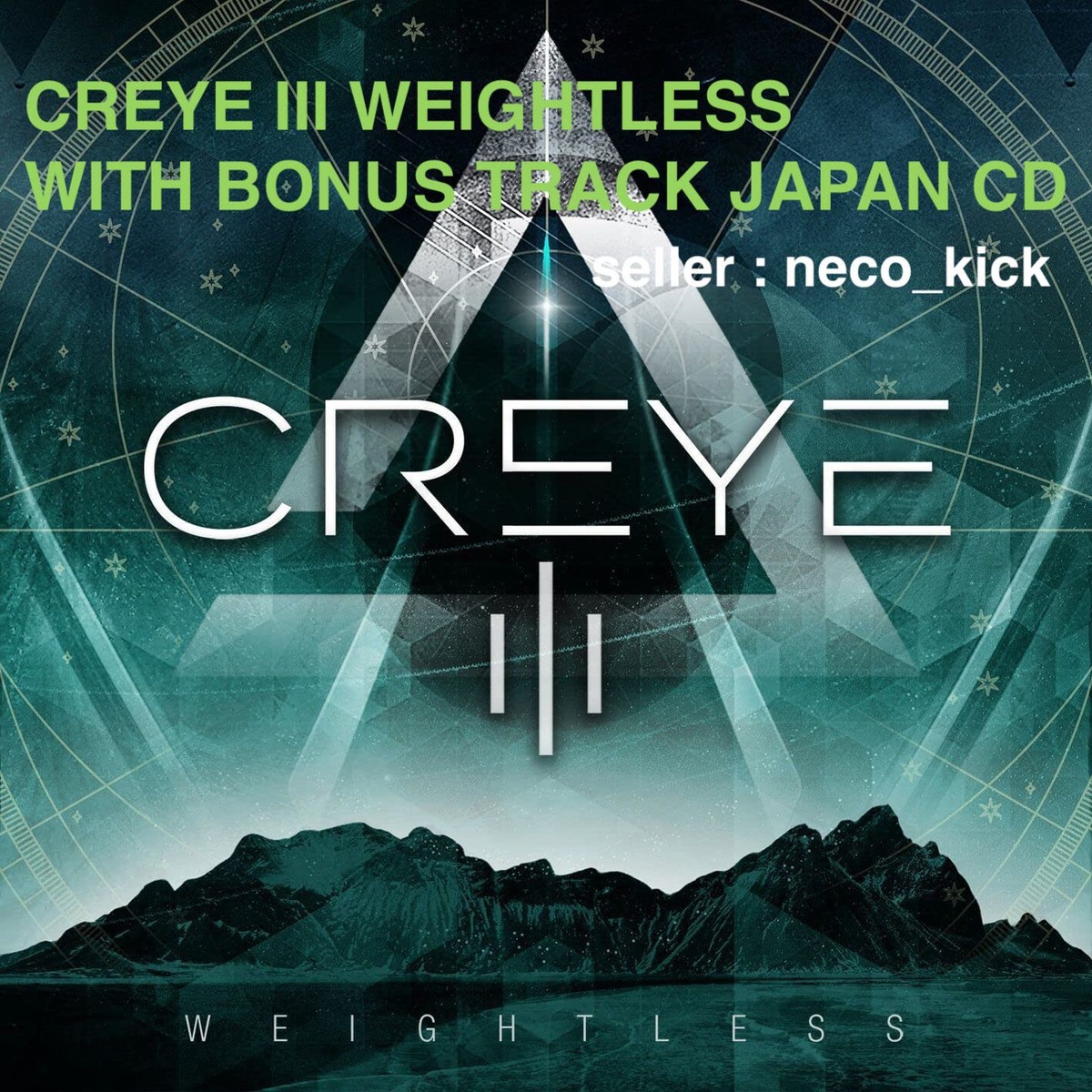 CREYE III WEIGHTLESS WITH BONUS TRACK JAPAN CD WITH OBI 4BT | eBay