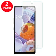 2 PACK For LG Stylo 6  Premium  9H Tempered Glass HD Clear Screen Protector