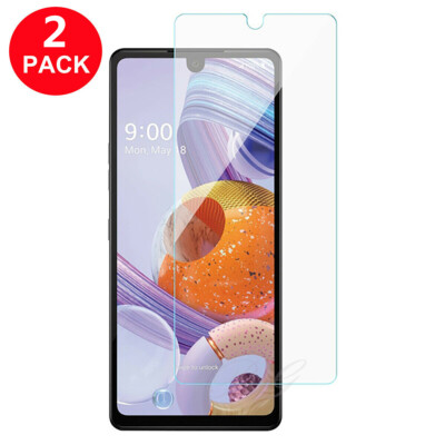 2 PACK For LG Stylo 6  Premium  9H Tempered Glass HD Clear Screen Protector
