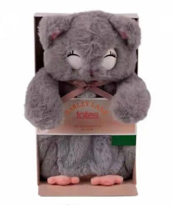 UNDERCOVER Barley Lane By Totes Cute Grey 12" Novelty Owl Hot Water Bottle Brand New Boxed