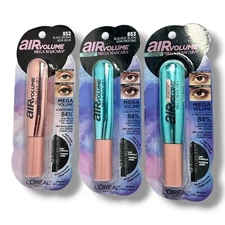 L'Oreal Air Volume Mega Mascara 0.3oz./9ml New; You Pick!