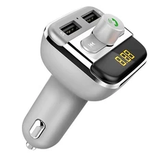 Wireless Car Kit MP3 Player FM Transmitter Micro SD Dual USB Charger Hands-Free