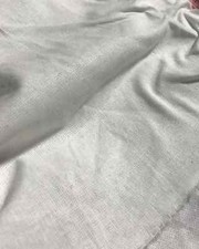 3 Yards - White 100 Cotton Chambray Fabric