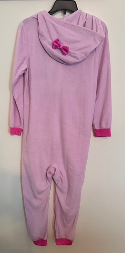 BARBIE Kids Girls One Piece Suit Microfleece Pajama Costume with Hood NEW! - Picture 6 of 10
