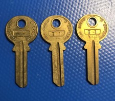 Curtis brand key blanks T-1   T1   set of 3                     [CB2]