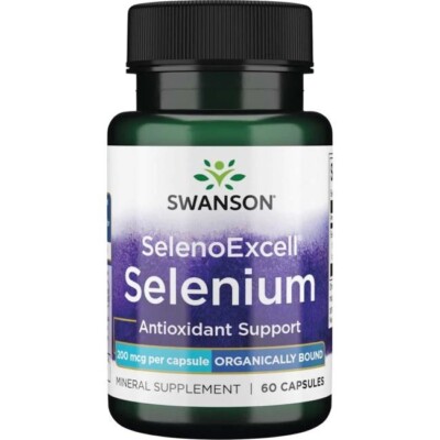 SWANSON SelenoExcell 200mcg, 60 Kapseln.