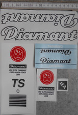 Aufklebersatz,DIAMANT,Fahrrad,TS,Sport,Oldtimer,DDR,Radsport