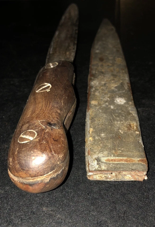 Original WW2 Italian MVSN Blackshirt Fighting Knife Dagger Trench Art Field Gear - Image 4 of 4