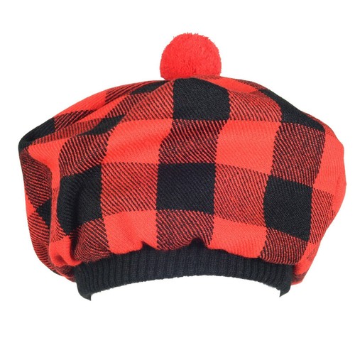 Hombre y Mujer Escocesa Tam O' Shanter Hat Tartan Scottish Tammy Cap One Size - Imagen 53 de 60