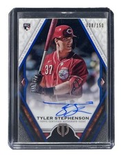 2021 Topps Tribute Autographs Blue /150 Tyler Stephenson RC #TA-TS