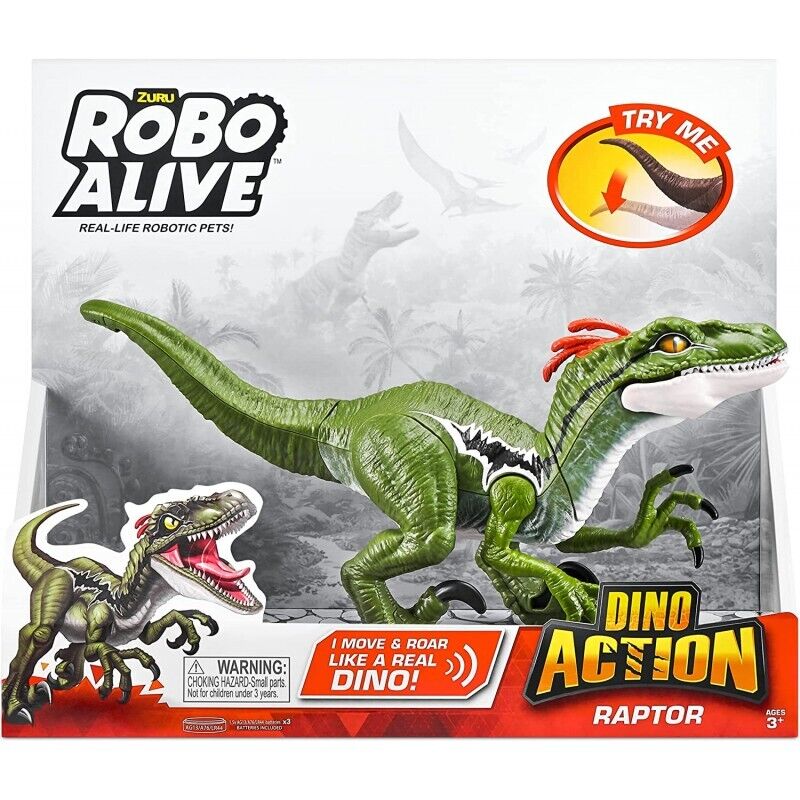 Robo Alive – Dino Action Raptor Versi E Azione