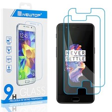 2 X PELLICOLA VETRO TEMPERATO PER  One Plus Trasparente
