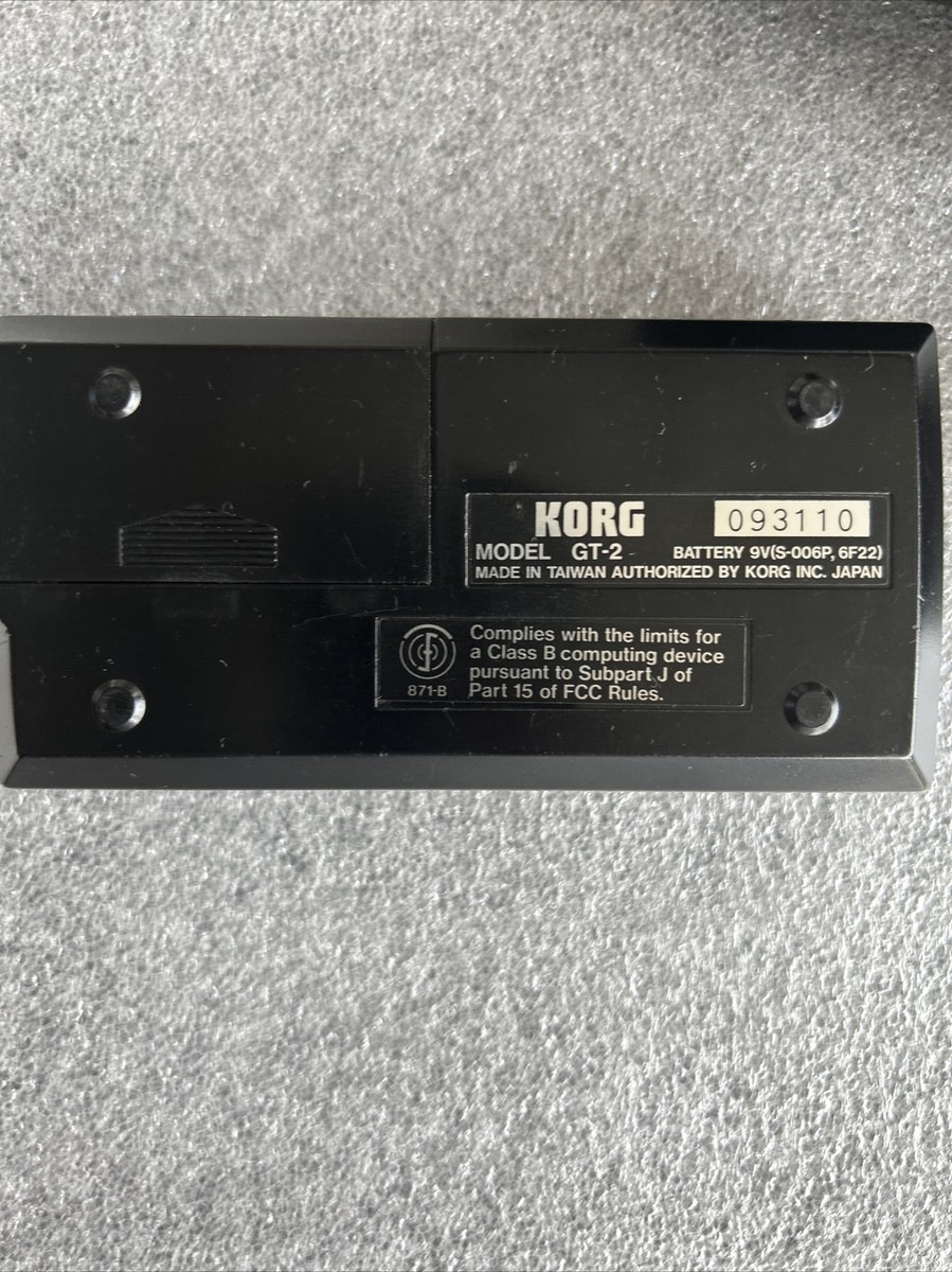 KORG G2 アコースティック Korg Model GT 2 Guitar Tuner Analog Meter 'Circa 1994 | eBay