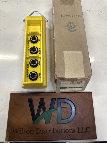Square D Pendant Station Enclosure W/ Buttons Hoist Trolly 9001 SKYP-40 B AF
