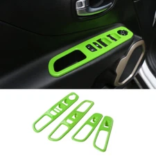 Green Inner Window Lift Panel Cover Trim Frame Cover For Jeep Renegade 2016-2022