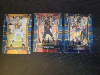 2023 Panini Select Draft Picks QB Superstars -  Manning, Rodgers, Jackson  (b11)