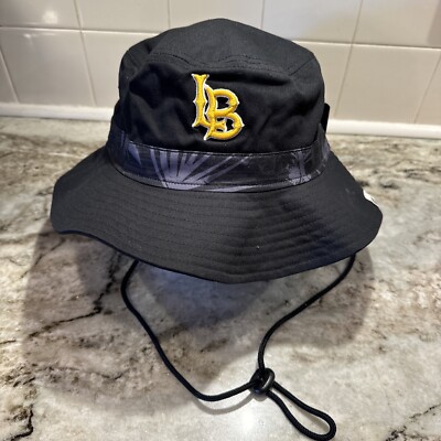 Cal State Long Beach 49ers University NCAA Black Hawaiian Bucket Cap Hat OSFM